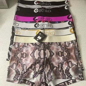 **bundle** 6 pair of Ethika womens shorts. Size M